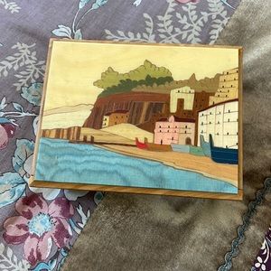 Italian Handmade musical trinket box